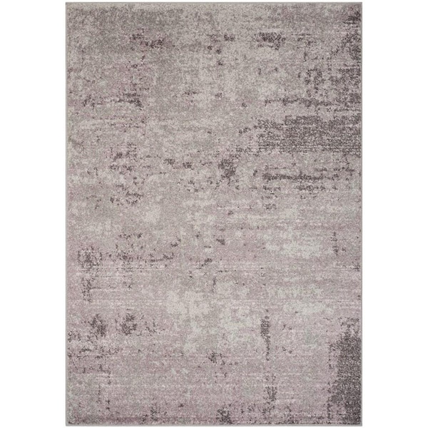 Safavieh Adirondack Power Loomed Small Rectangular Area Rug Light Grey & Purple - 3 x 5 ft. ADR130M-3 - main